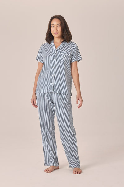 Camilla Cotton Short Sleeve Long Pant PJ