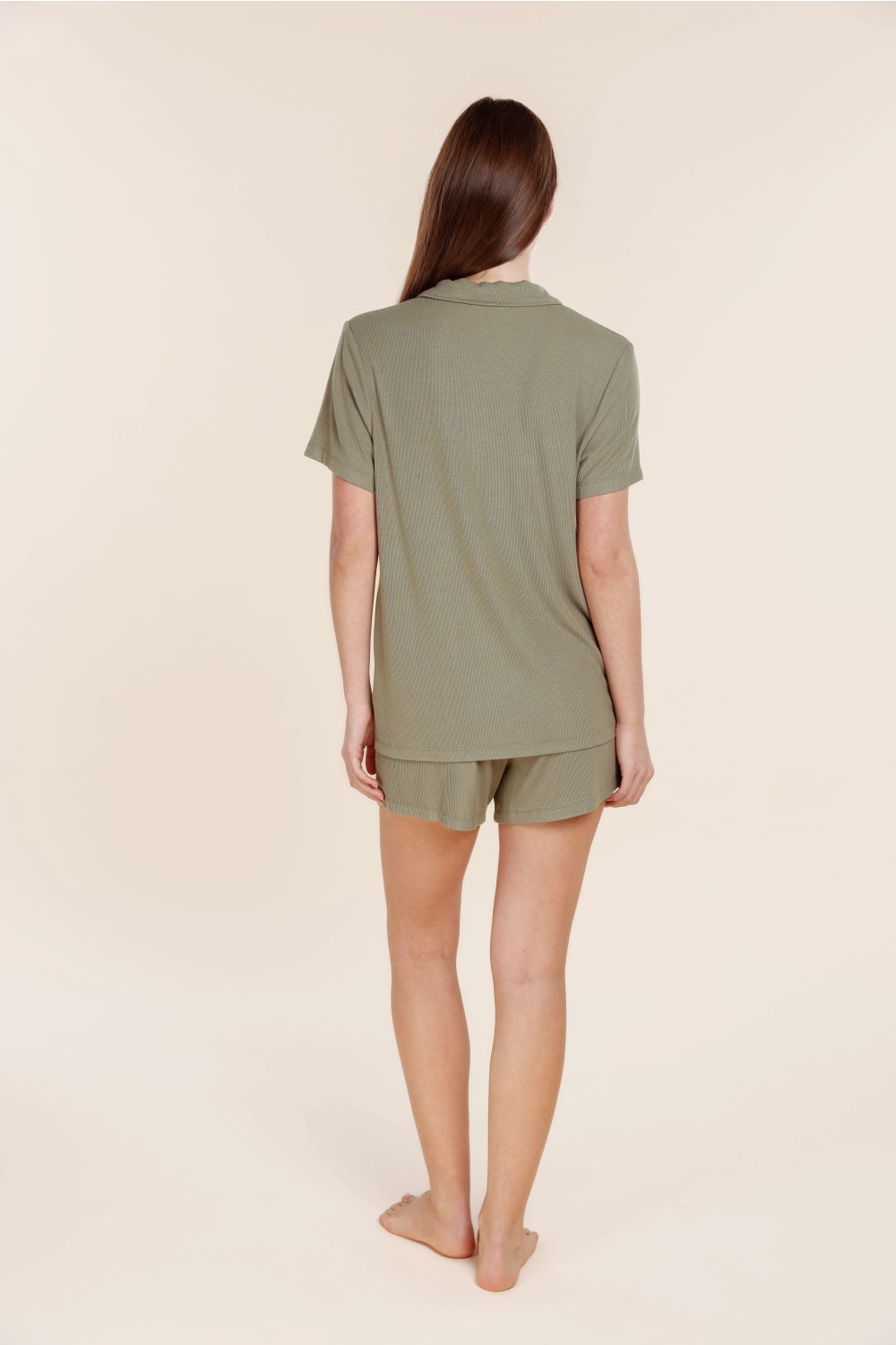 Adelaide Ribbed Shorts - Gingerlilly Sleepwear