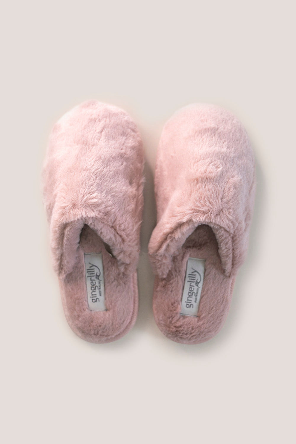 Cortina Plush Fluffy Slipper Pink Gingerlilly Sleepwear