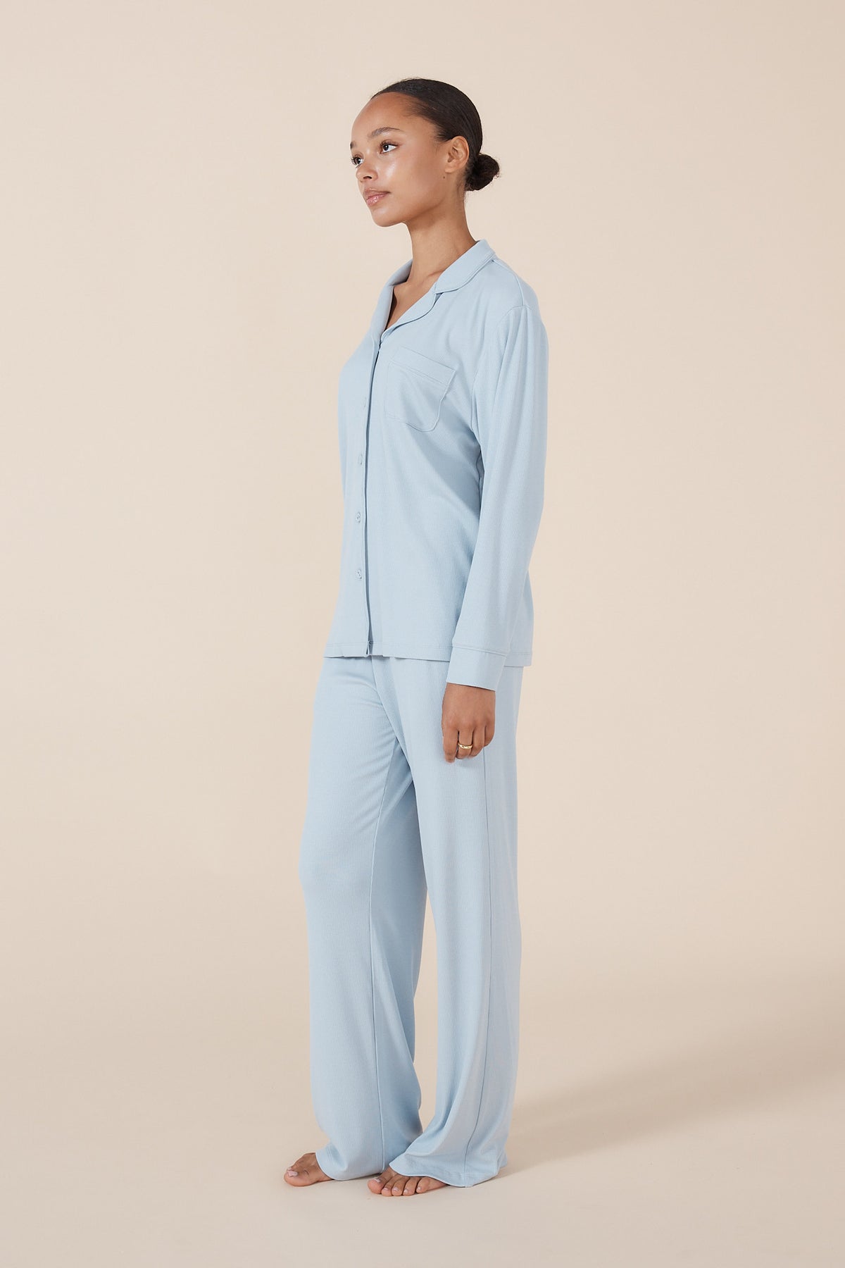 Emilia Ribbed Lounge PJ set - Gingerlilly Sleepwear