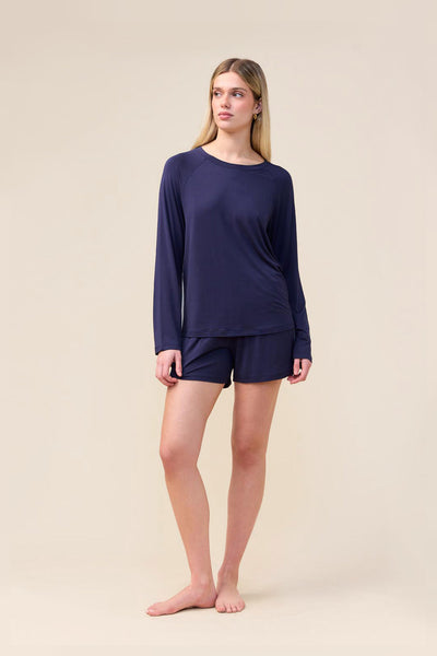 Solene Long Sleeve Top with Stripe