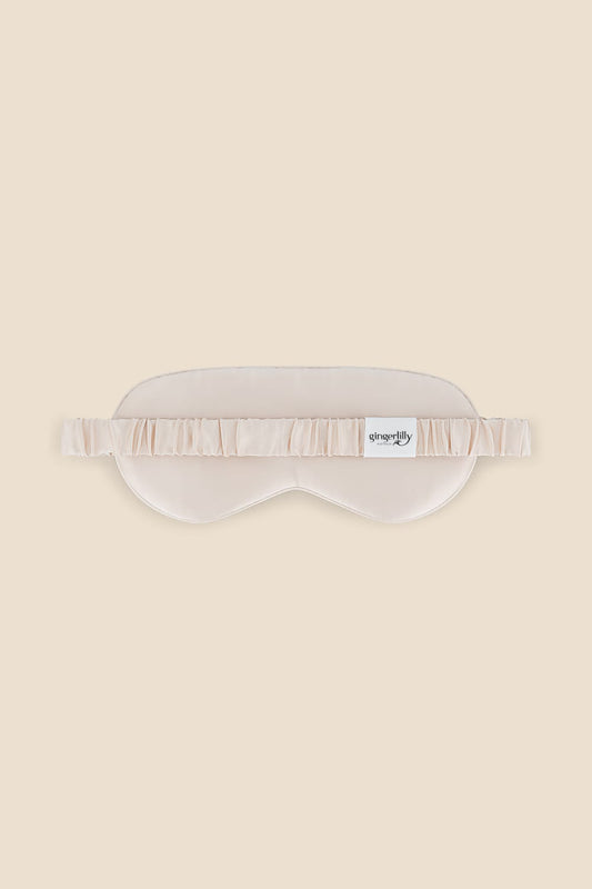 Opulent Pink Pure Silk Eyemask - Gingerlilly Sleepwear