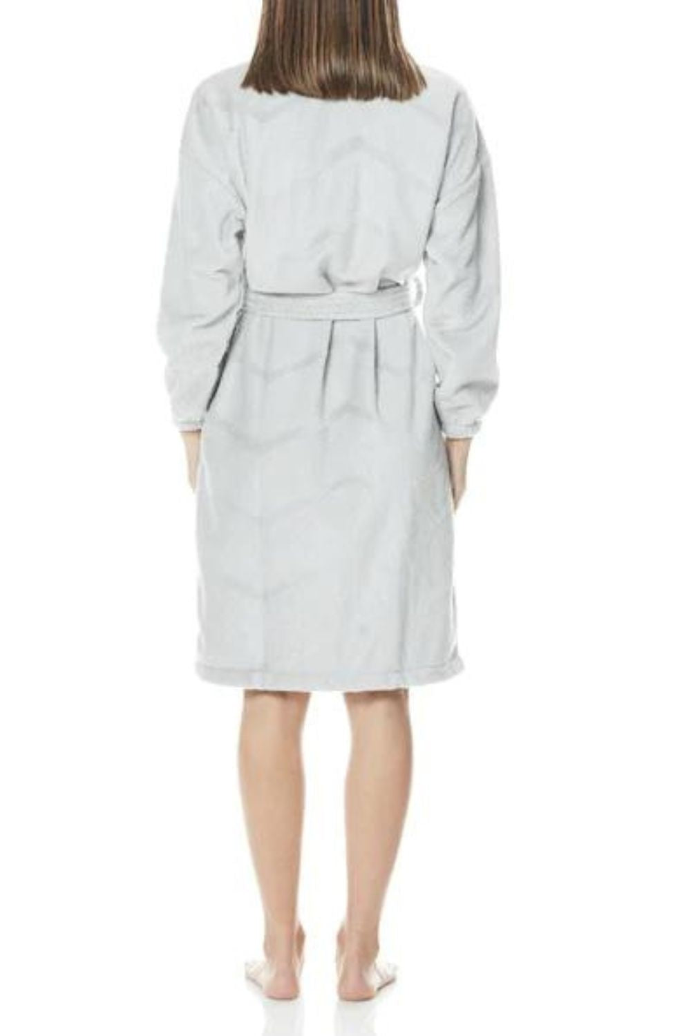 Reece Grey Fluffy Robe - Gingerlilly Sleepwear