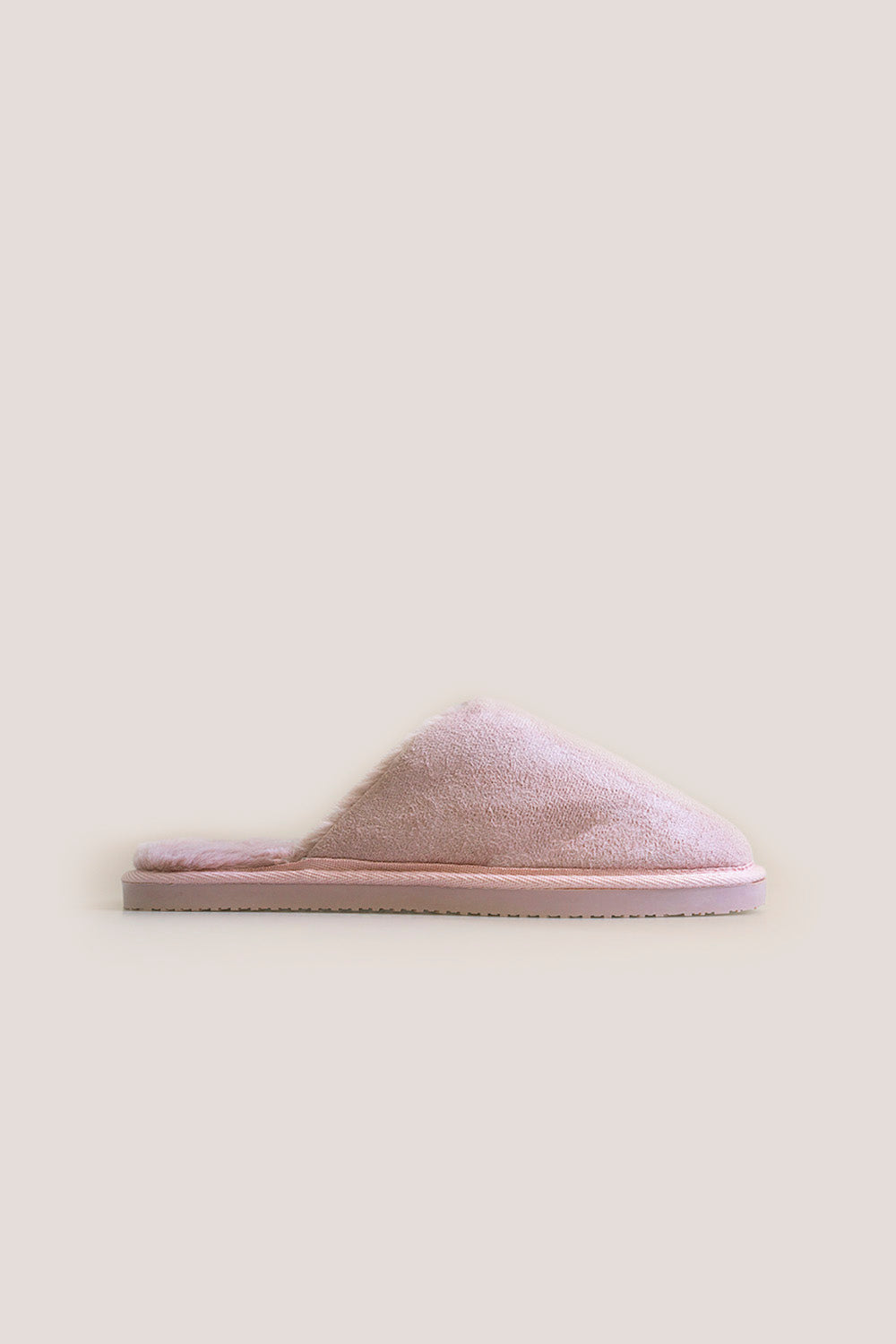St Moritz Mock Suede Slipper Pink - Gingerlilly Sleepwear