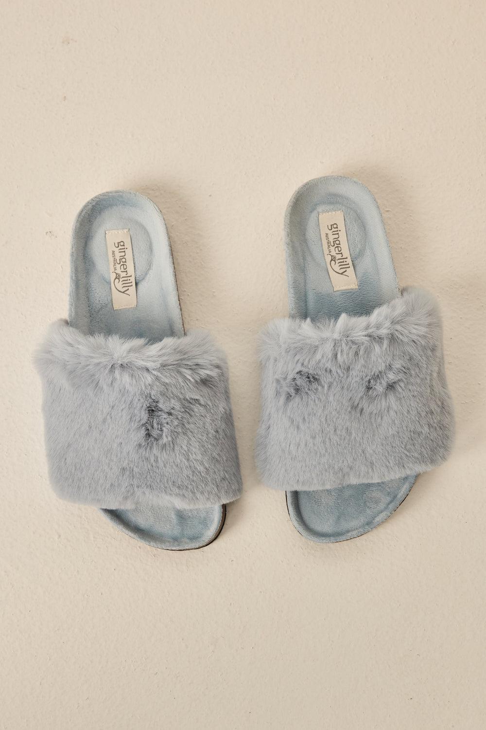 Capri Blue Slipper | Gingerlilly Sleepwear