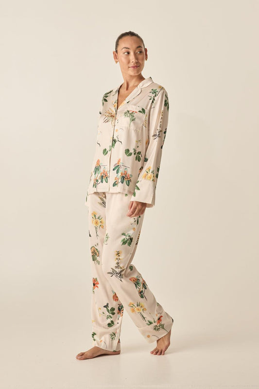 Gingerlilly Sleepwear and Pyjamas - Elle Garden Print Satin Set