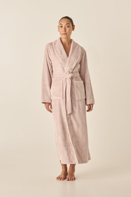 Imogin Pink Plush Robe