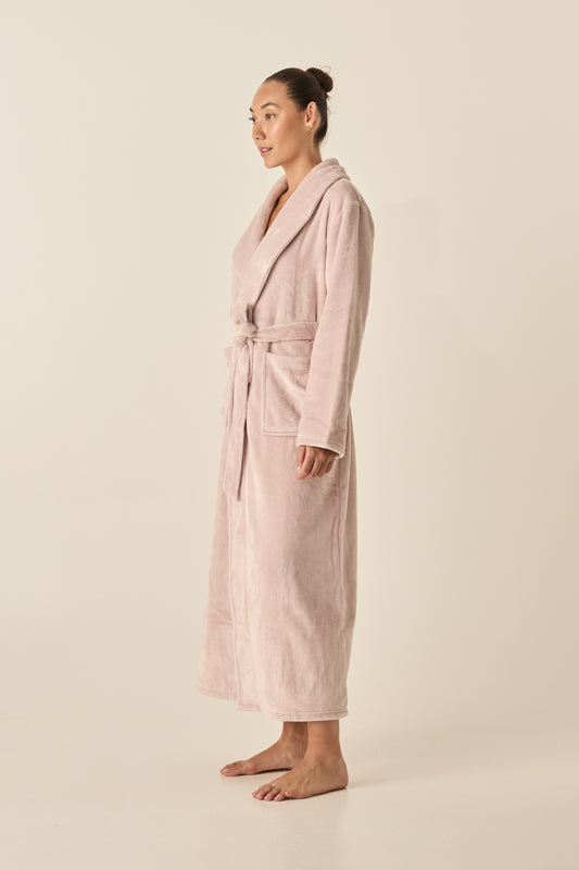 Imogin Pink Plush Robe