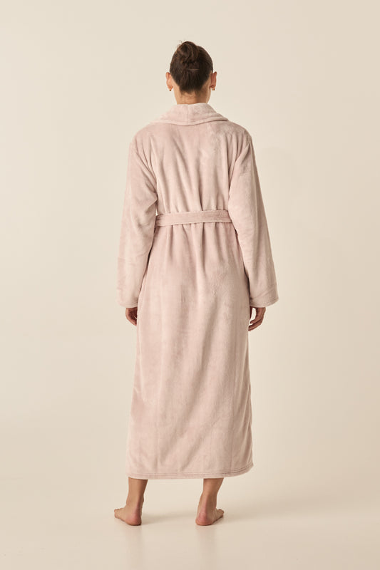 Imogin Pink Plush Robe