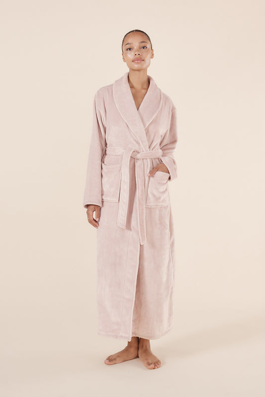 Gingerlilly Sleepwear and Pyjamas - Imogin Pink Plush Robe