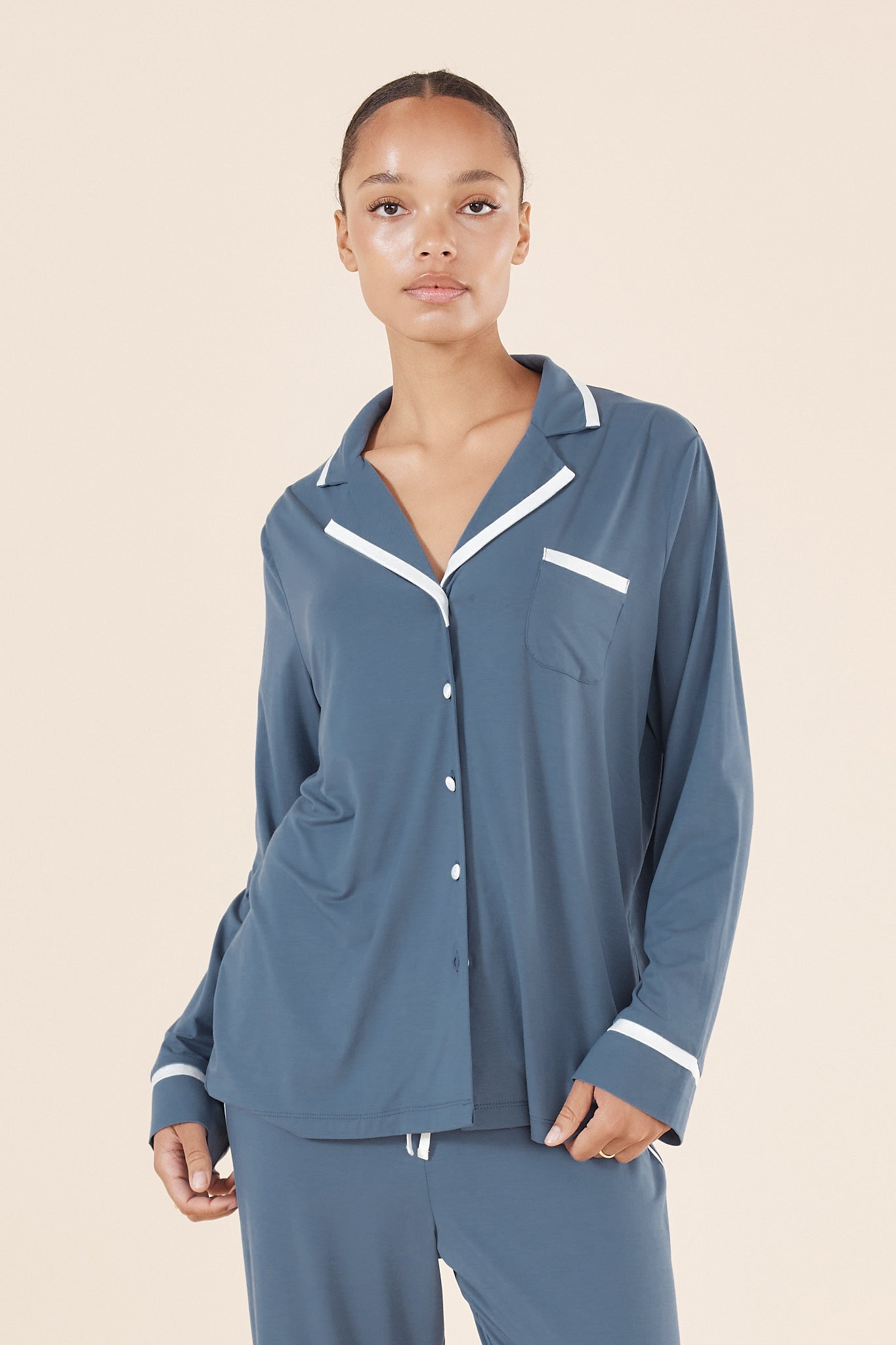 Elmira Blue Bamboo PJ set