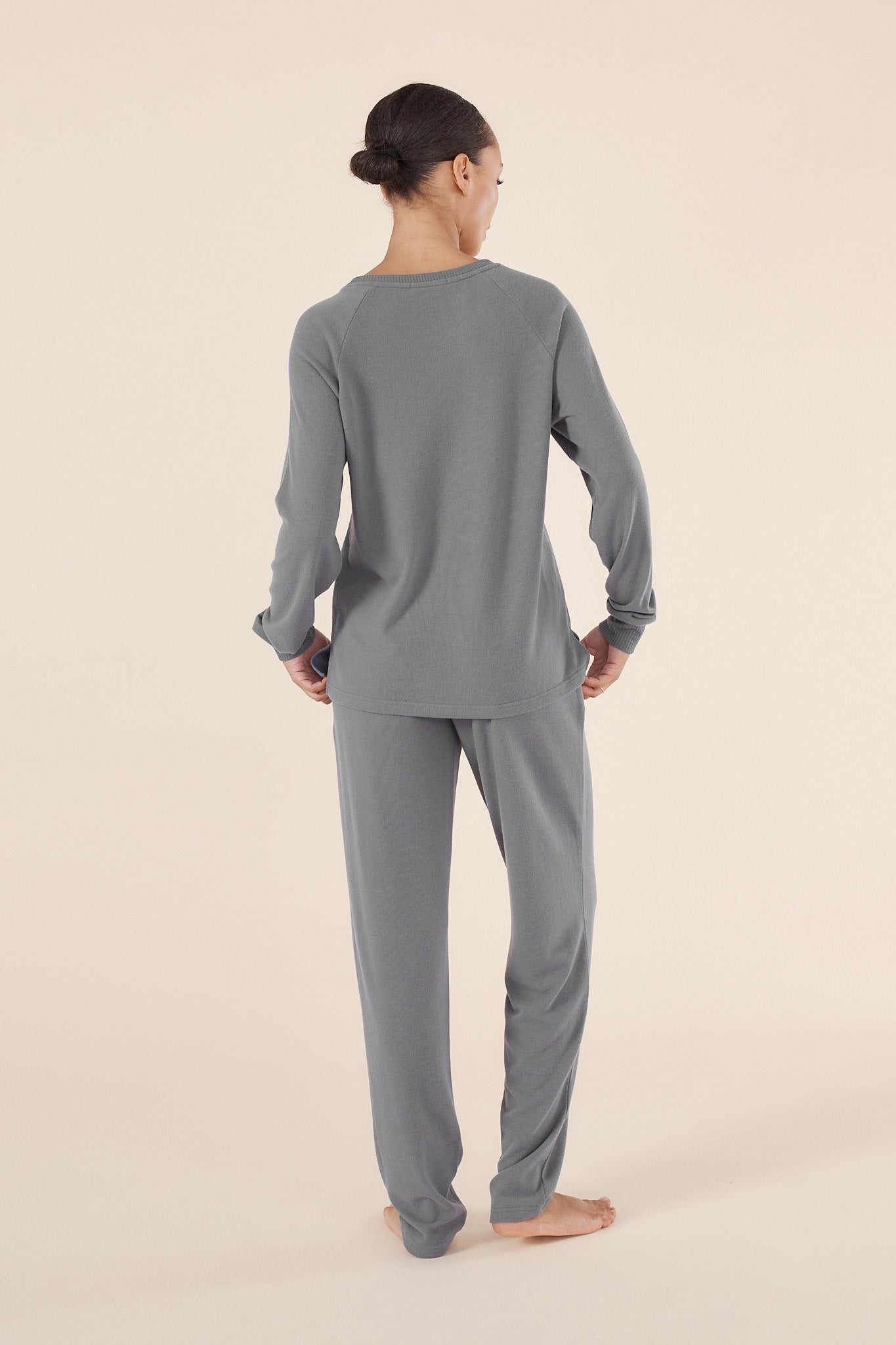 Keira Grey Weekend Lounge Set | Gingerlilly Sleepwear