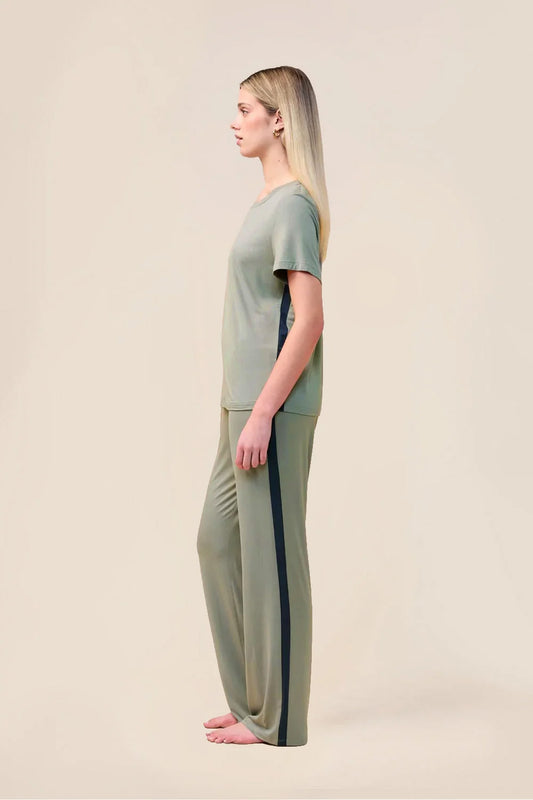Bronte Bamboo Tshirt with Stripe