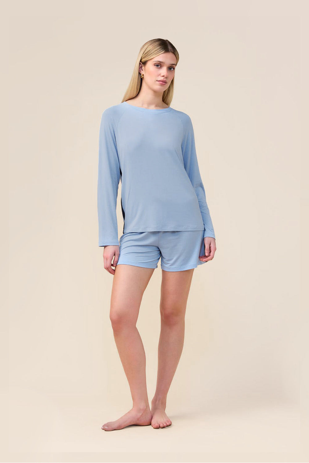 Pippa Bamboo Shorts with stripe