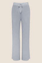 Gingerlilly Athens Ribbed Long Pants - Powder Blue - Flat lay