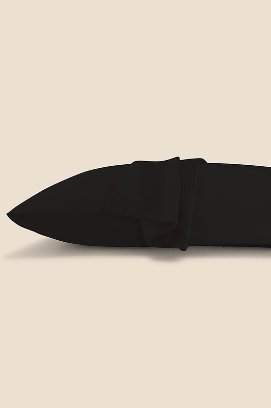 Blissful Black Pure Silk Pillowcase | Gingerlilly Accessories