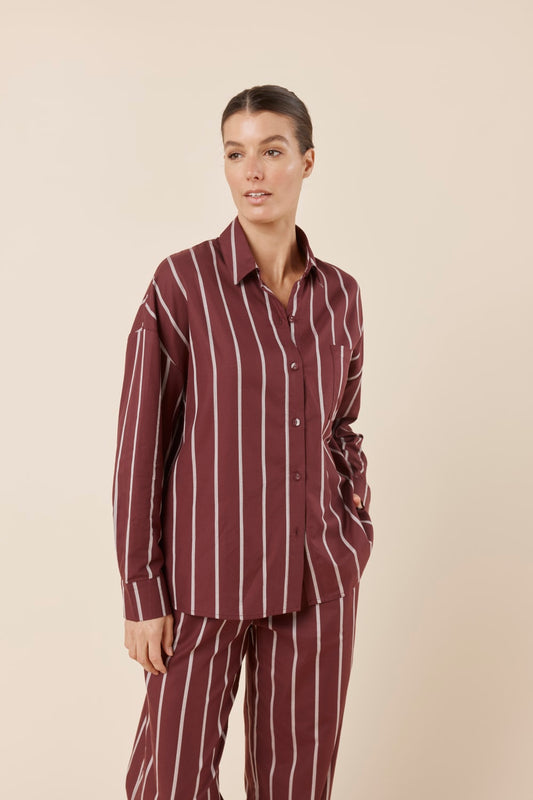 Chloe Cotton Striped PJ Set