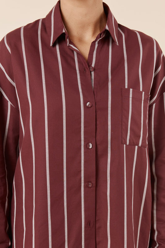 Chloe Cotton Striped PJ Set