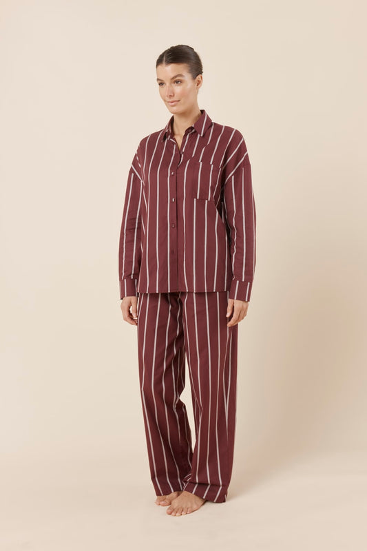 Chloe Cotton Striped PJ Set