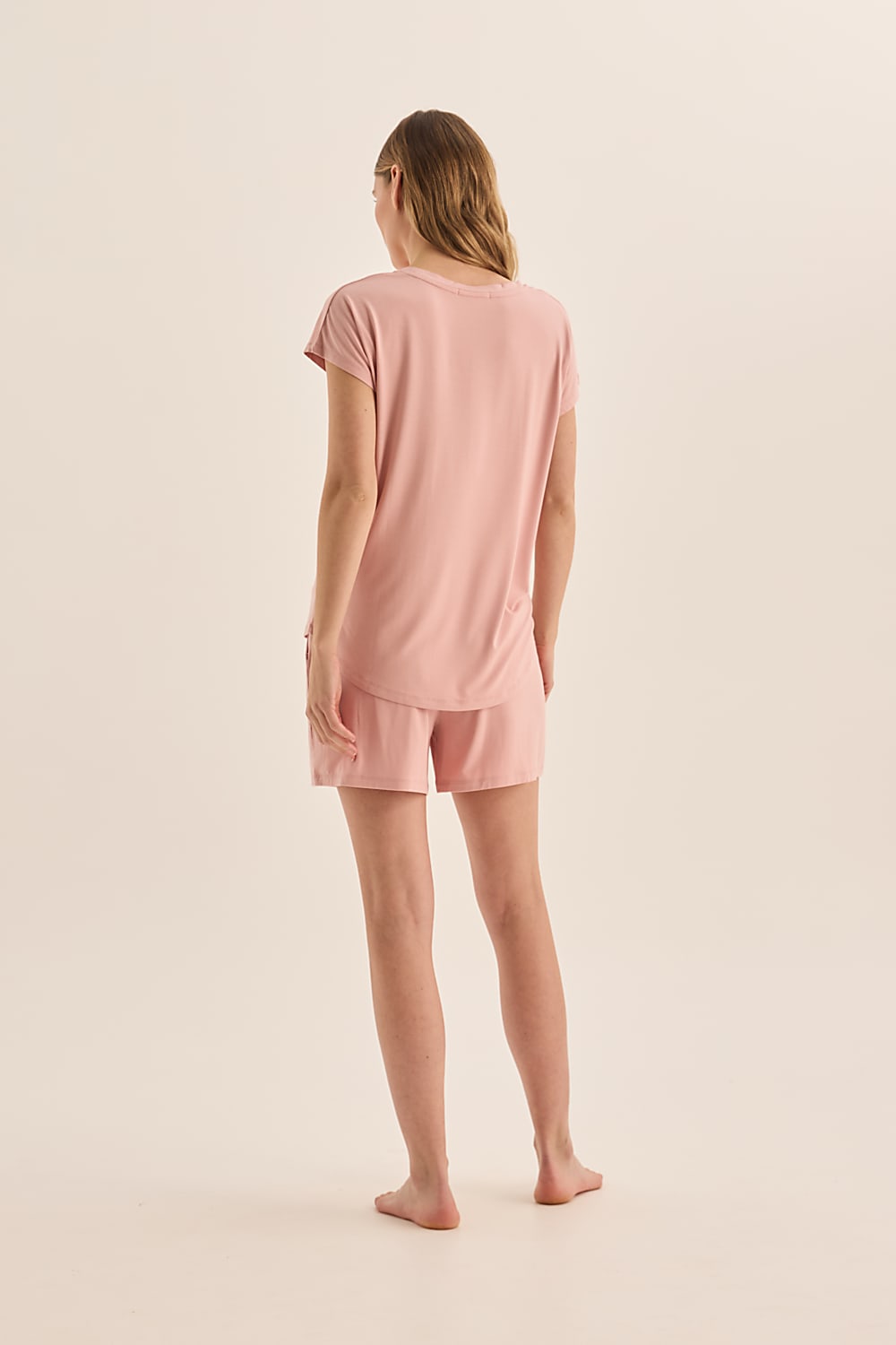 Dahlia Pink Bamboo Short Set | Gingerlilly Sleepwear