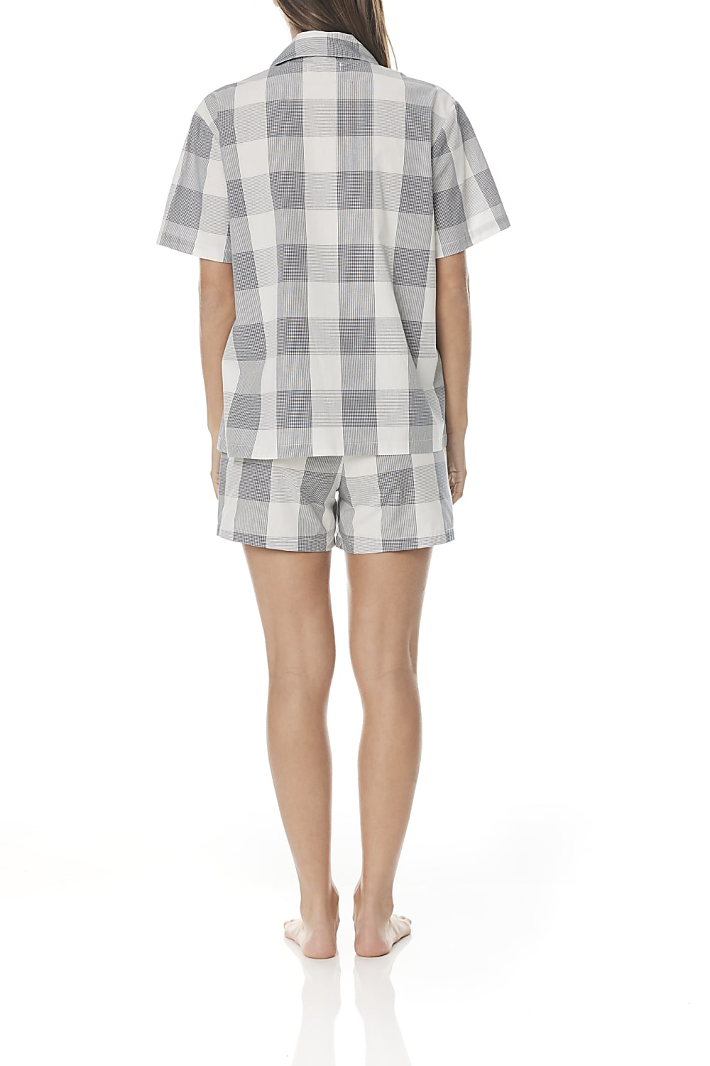 Emily Grey Check Short Pj Set