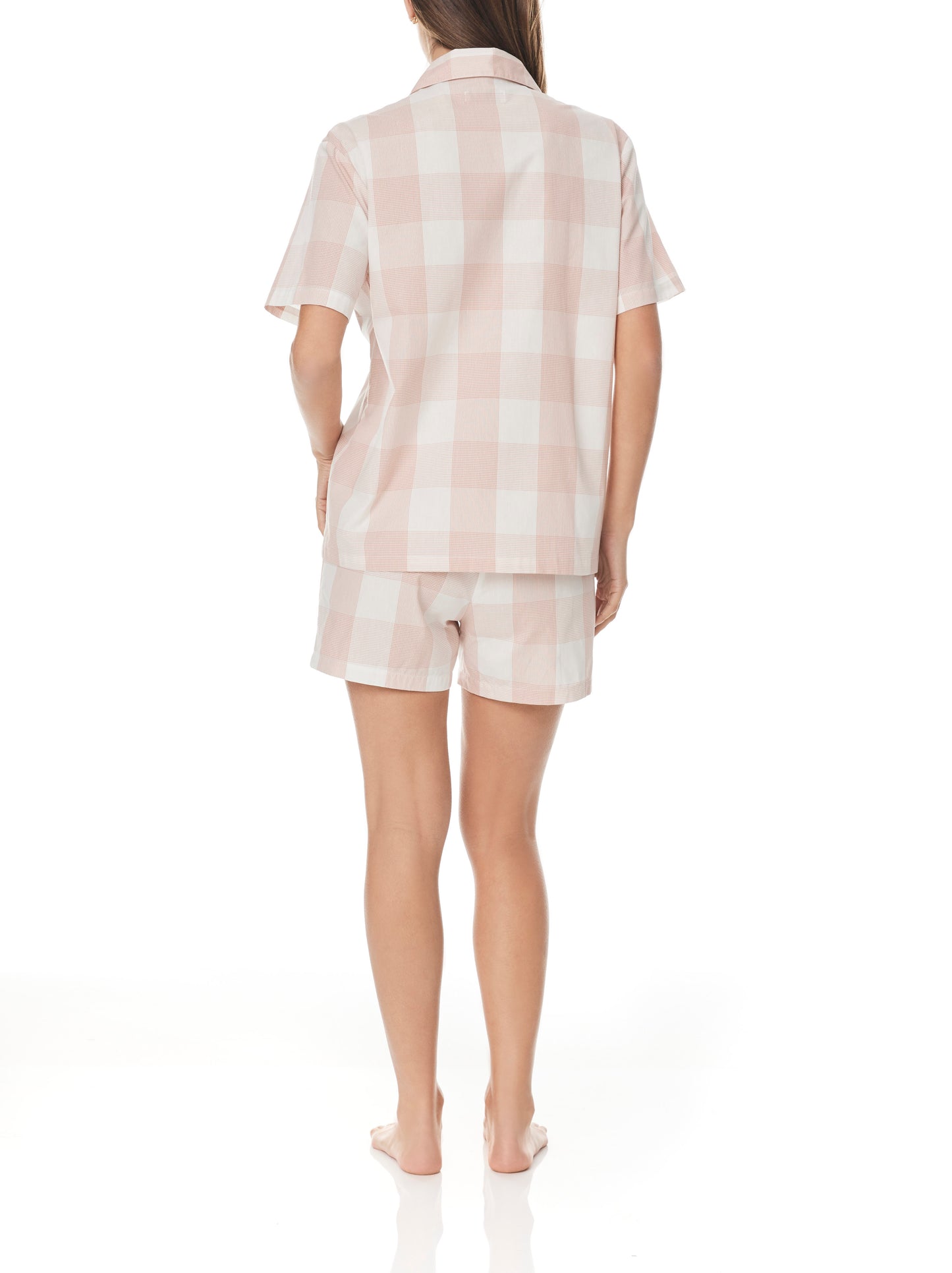 Dinah Pink Check Short Pj