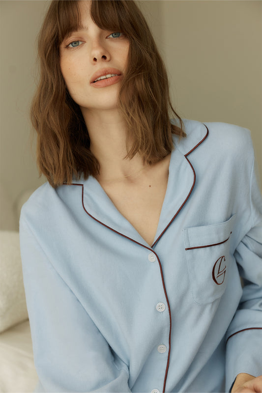 Isabella Brushed Cotton PJ Set