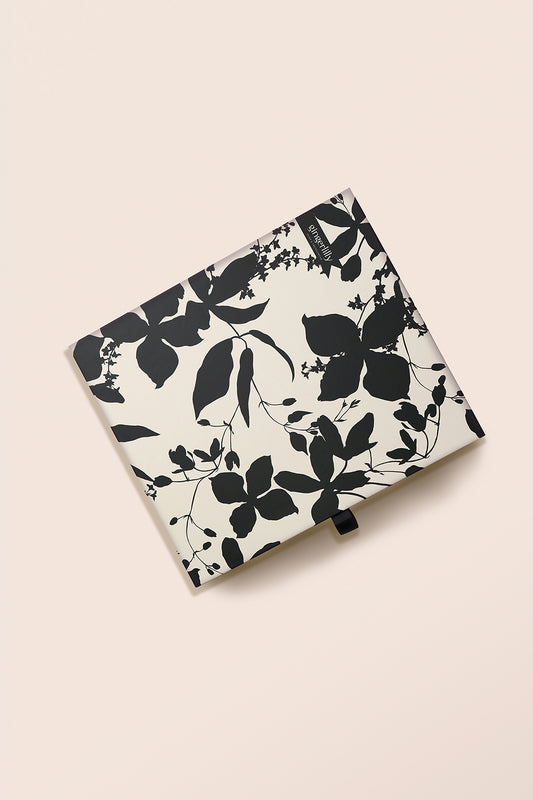 Ivy Silky Satin PJ set black packaging box.