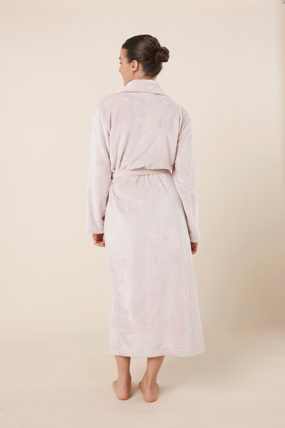 Imogin Plush Robe Soft Pink | Gingerlilly