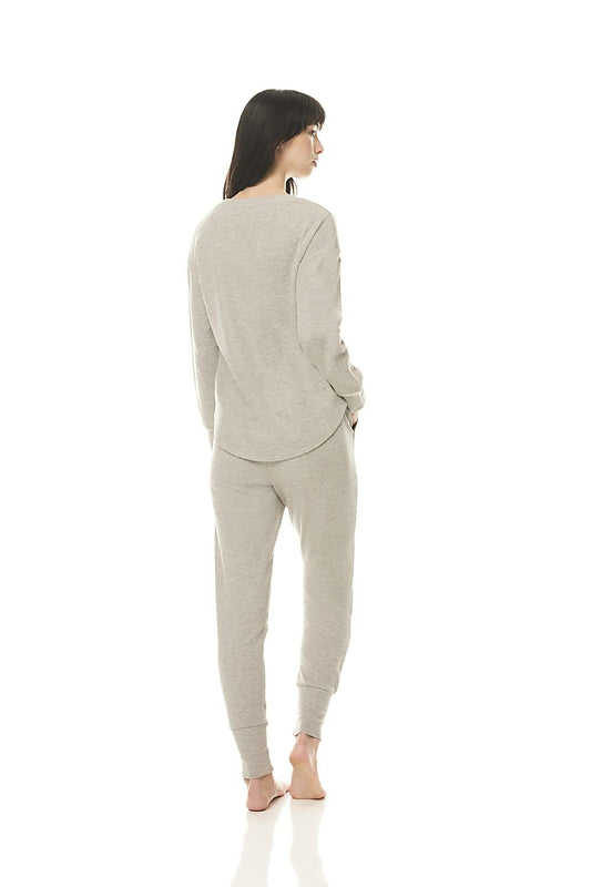 Logan Grey Waffle PJ | Gingerlilly Sleepwear