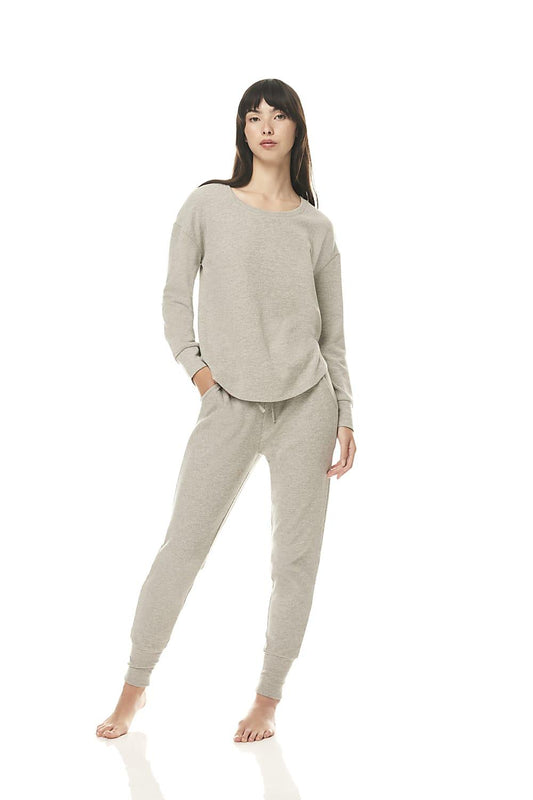 Logan Grey Waffle PJ | Gingerlilly Sleepwear