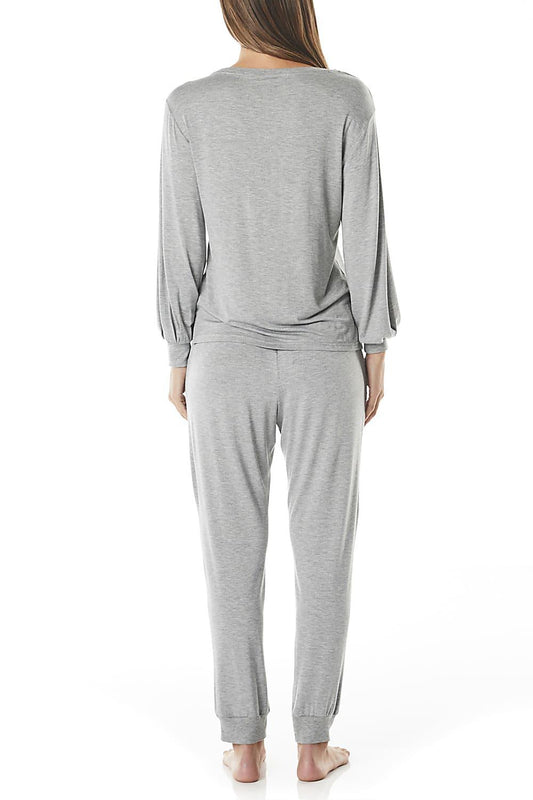 Mercedes Grey Modal PJ Set | Gingerlilly Sleepwear