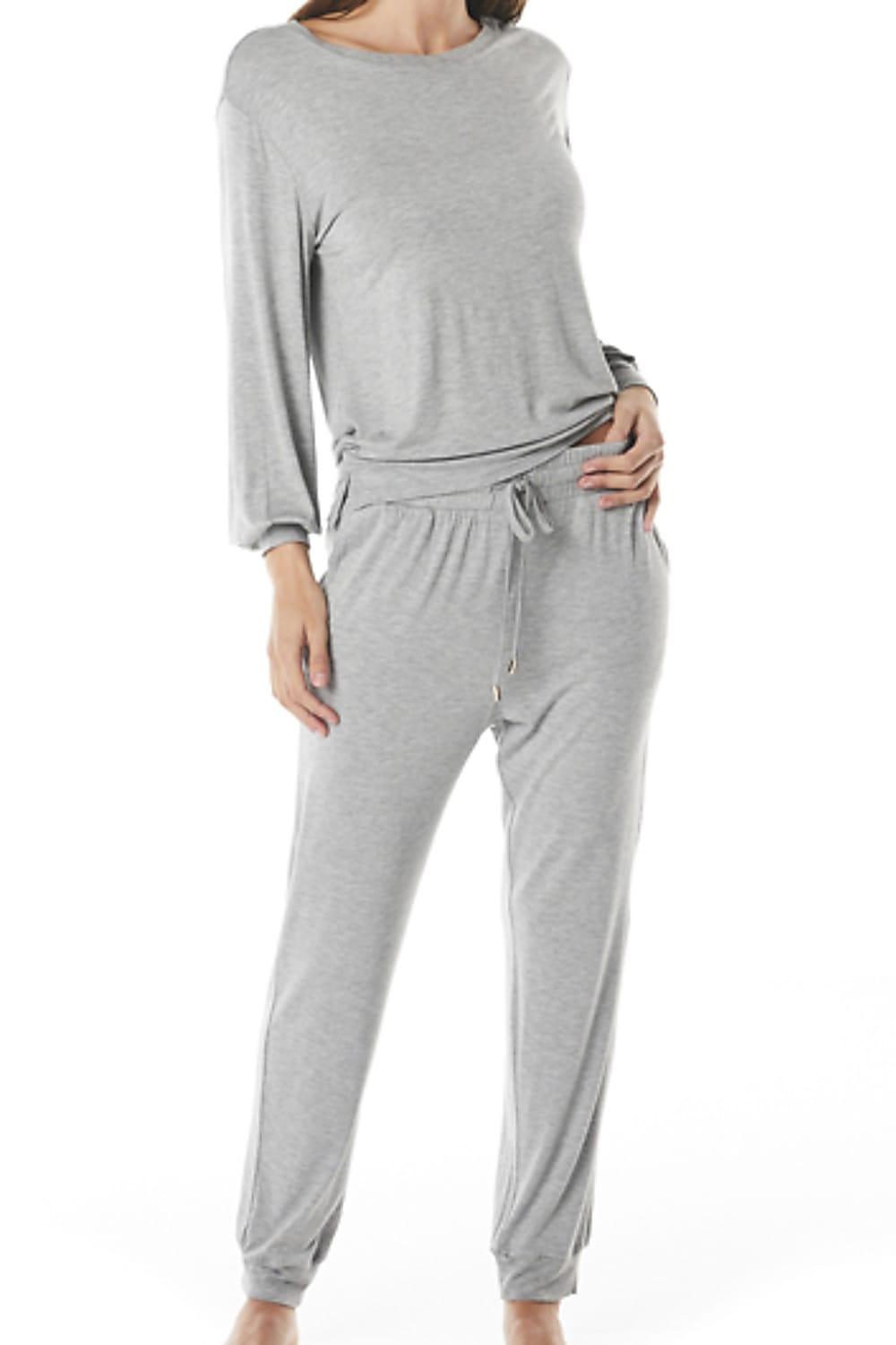 Mercedes Grey Modal PJ Set | Gingerlilly Sleepwear