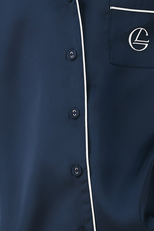 Mini Sonia Silky Satin Short PJ Set