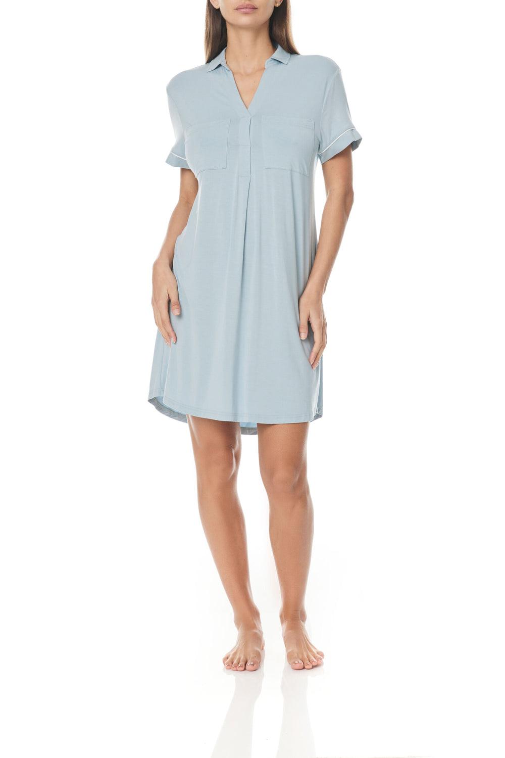 Norah Blue Haze Modal Nightie