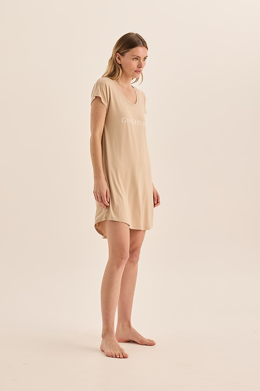 Nova Natural Bamboo Nightie | Gingerlilly Sleepwear