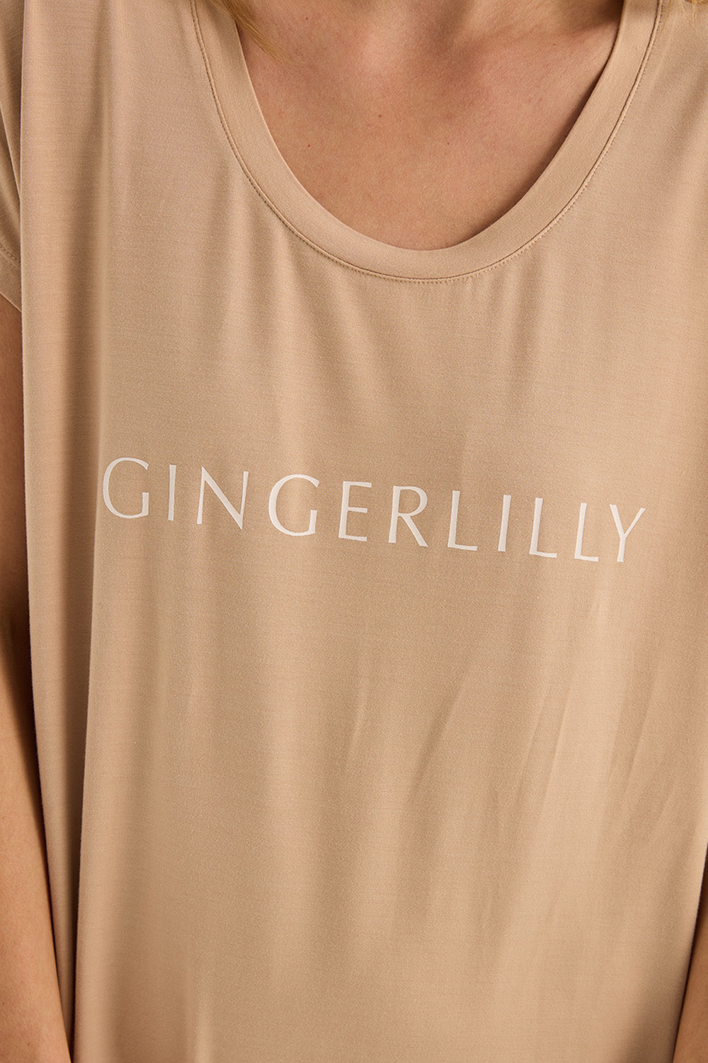 Nova Natural Bamboo Nightie | Gingerlilly Sleepwear