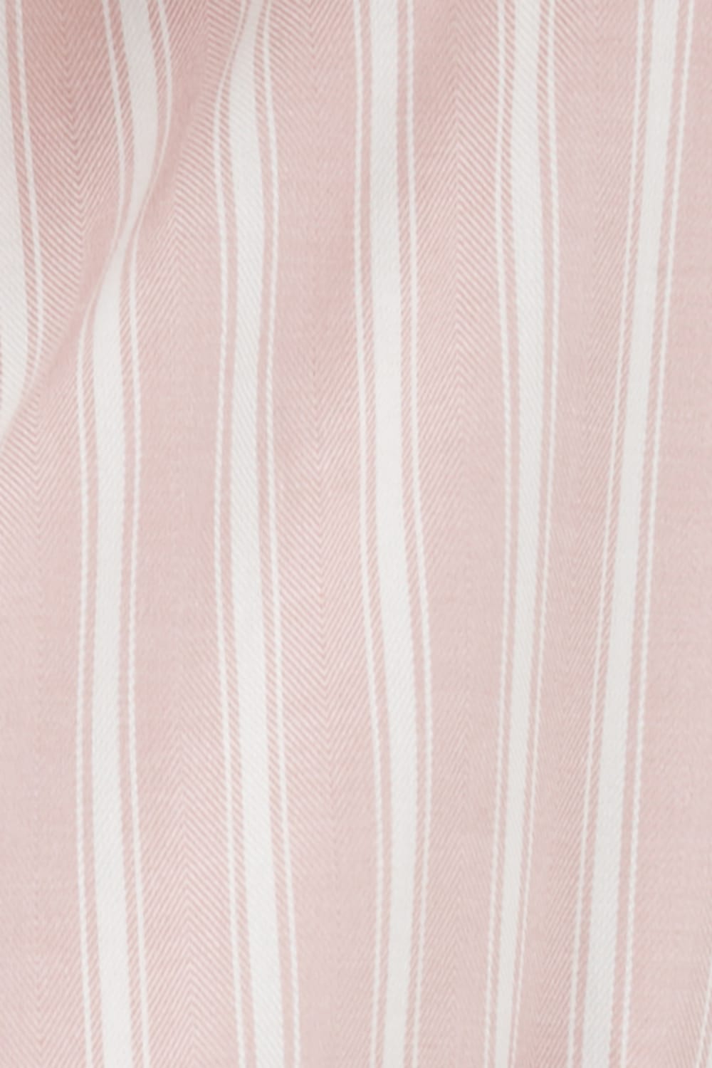 Octavia Cotton Stripe PJ Set Pink, close up of soft pink striped cotton fabric texture