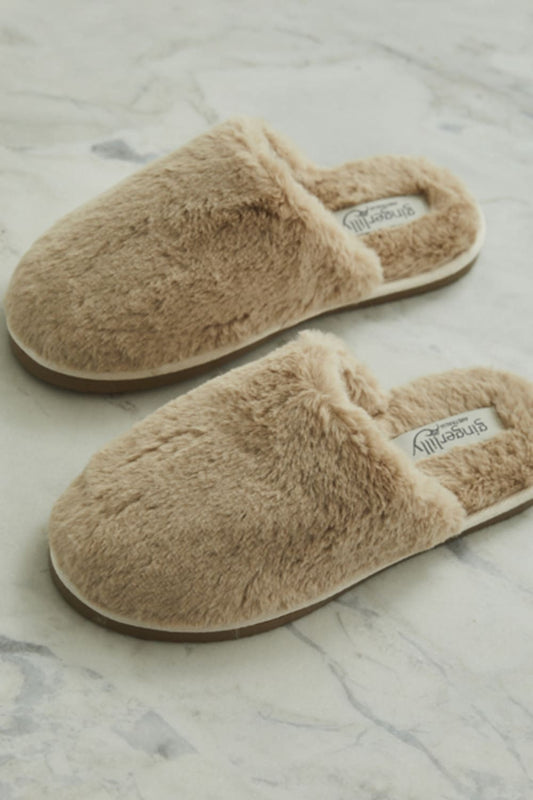 Cortina Plush Fluffy Slipper | Gingerlilly Sleepwear
