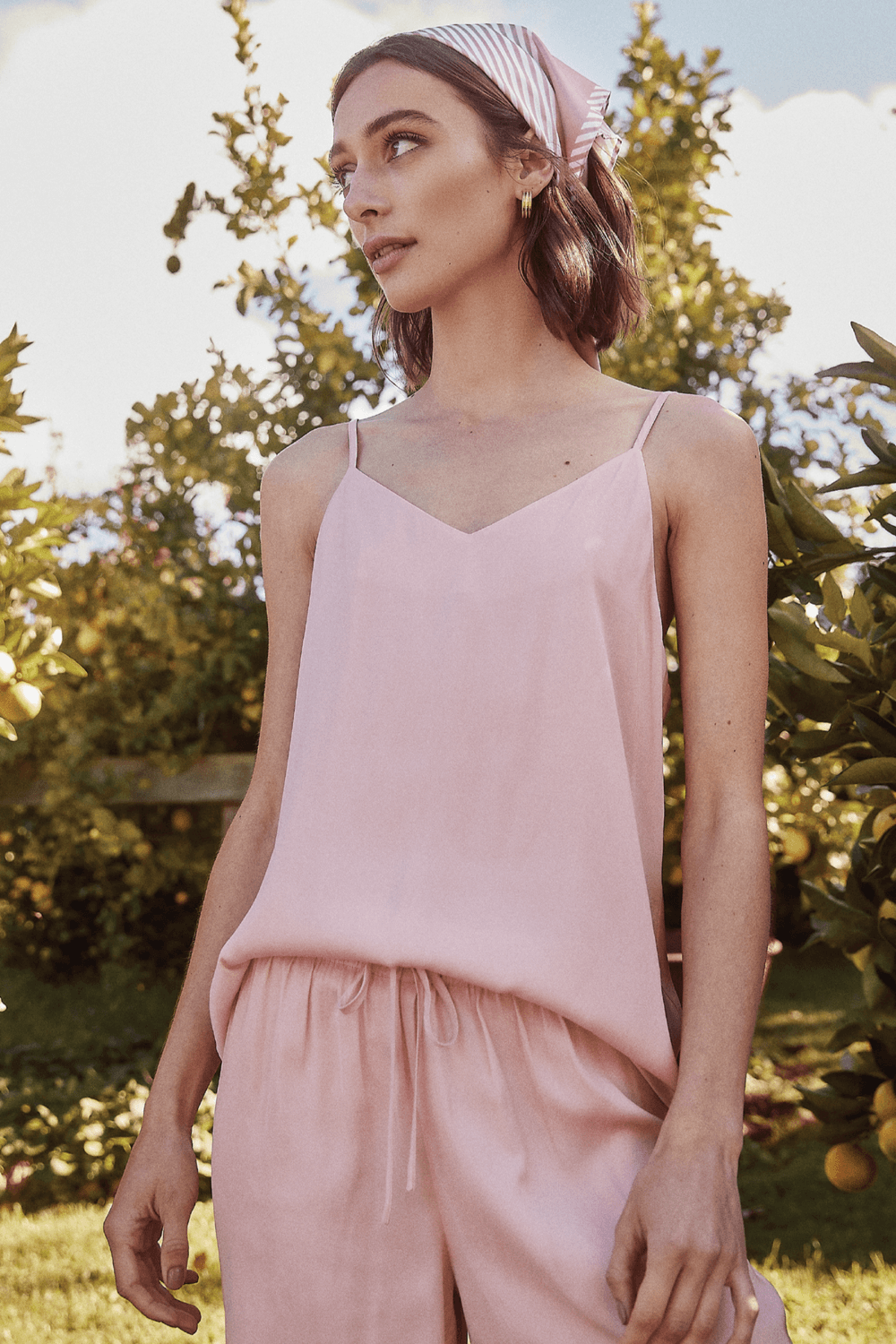 Stefania Pink Cami Short PJ | Gingerlilly Sleepwear