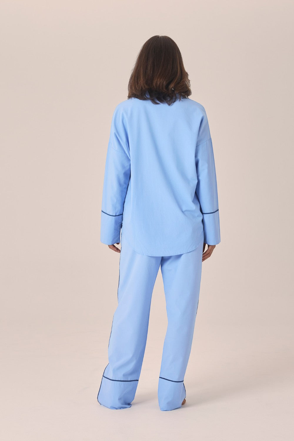 Gingerlilly Stevie Long PJ Pants - Blue - Back