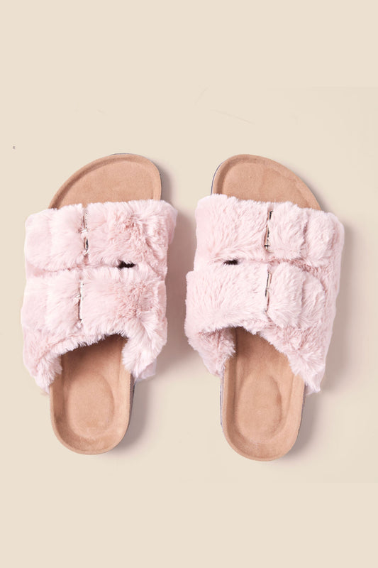 Sorrento Slipper In Pink | Gingerlilly Sleepwear