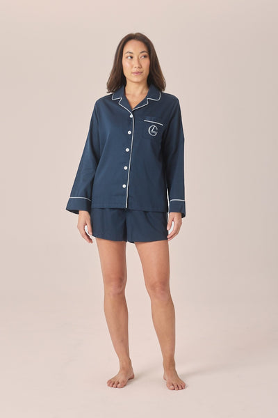 Susanna Cotton Long Sleeve Shortie PJ