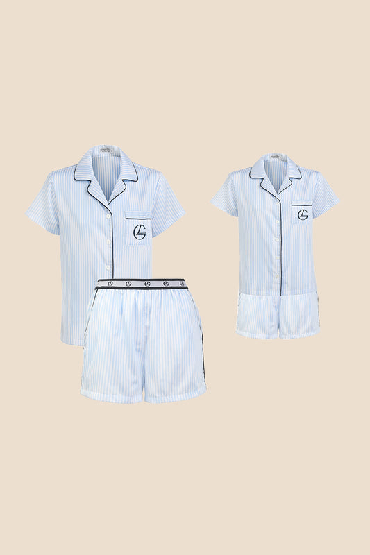 The Mum & Mini Blue Stripe Bundle