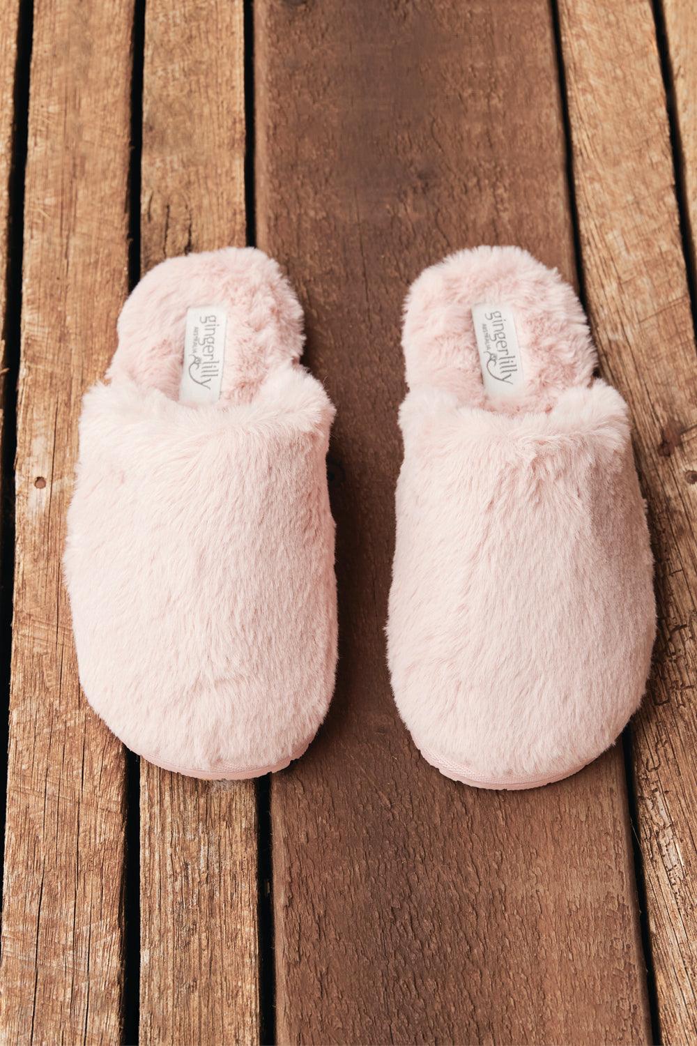 Turin Pink Slipper | Gingerlilly Sleepwear