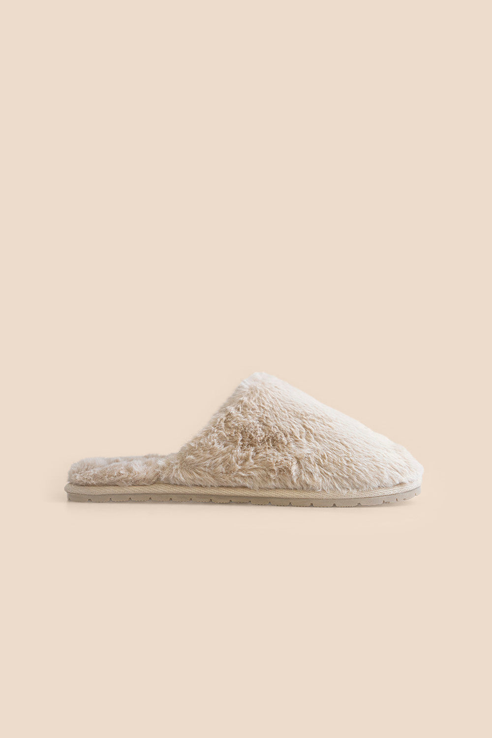 Gingerlilly Turin Slipper in Beige - Side