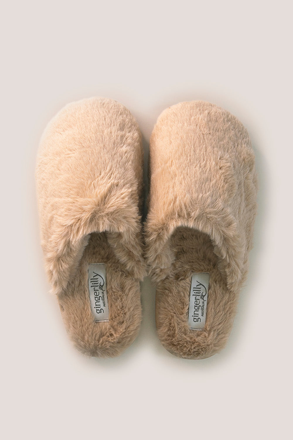 Turin Beige Slipper | Gingerlilly Sleepwear