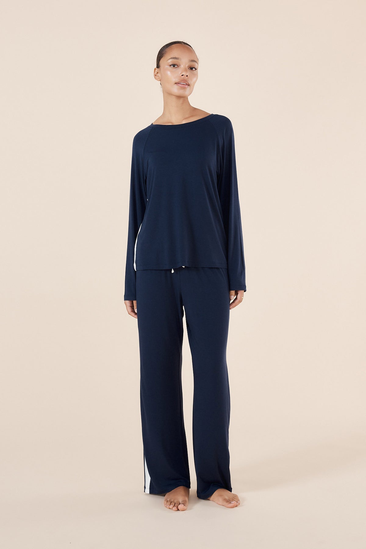 Anya Bamboo Sporty PJ Set - Gingerlilly Sleepwear