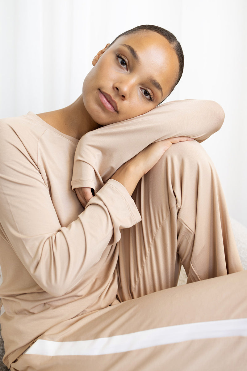 Anya Bamboo Sporty PJ Set - Gingerlilly Sleepwear