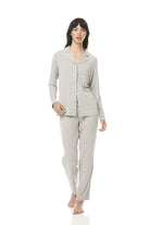 Gingerlilly Calandra Grey Modal PJ Set - Front